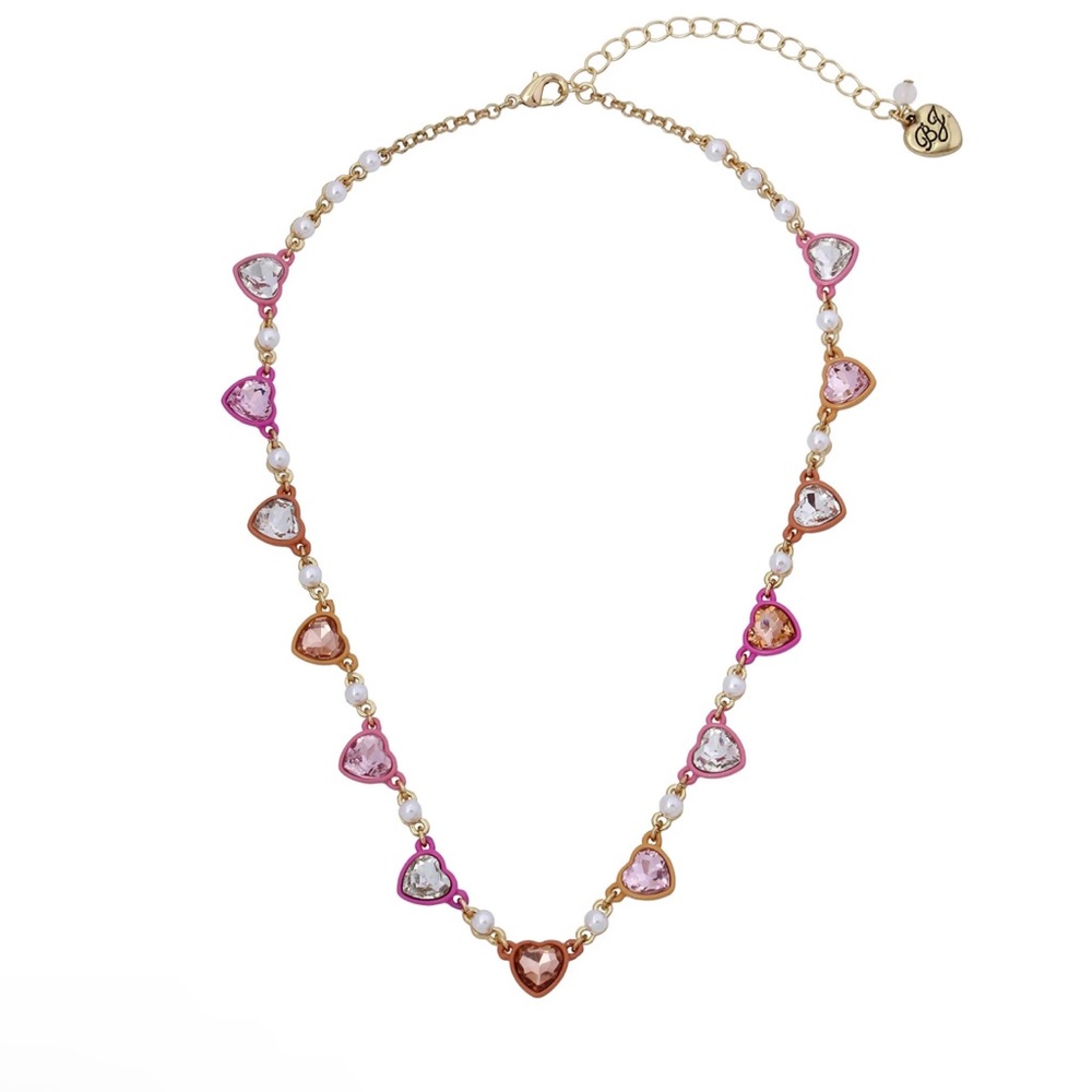 NWT Betsey Johnson Valentine Heart Necklace